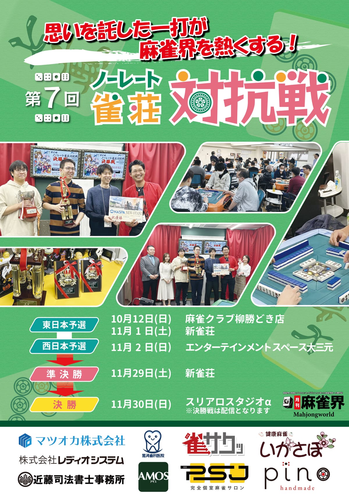 第7回ノーレート雀荘対抗戦