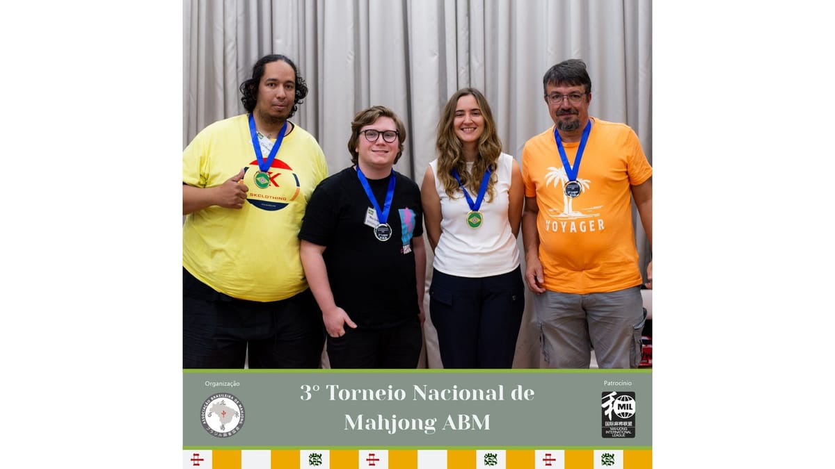 ブラジル麻雀協会が主催、国際麻将連盟が協賛「第3回ブラジル麻雀選手権」が開催